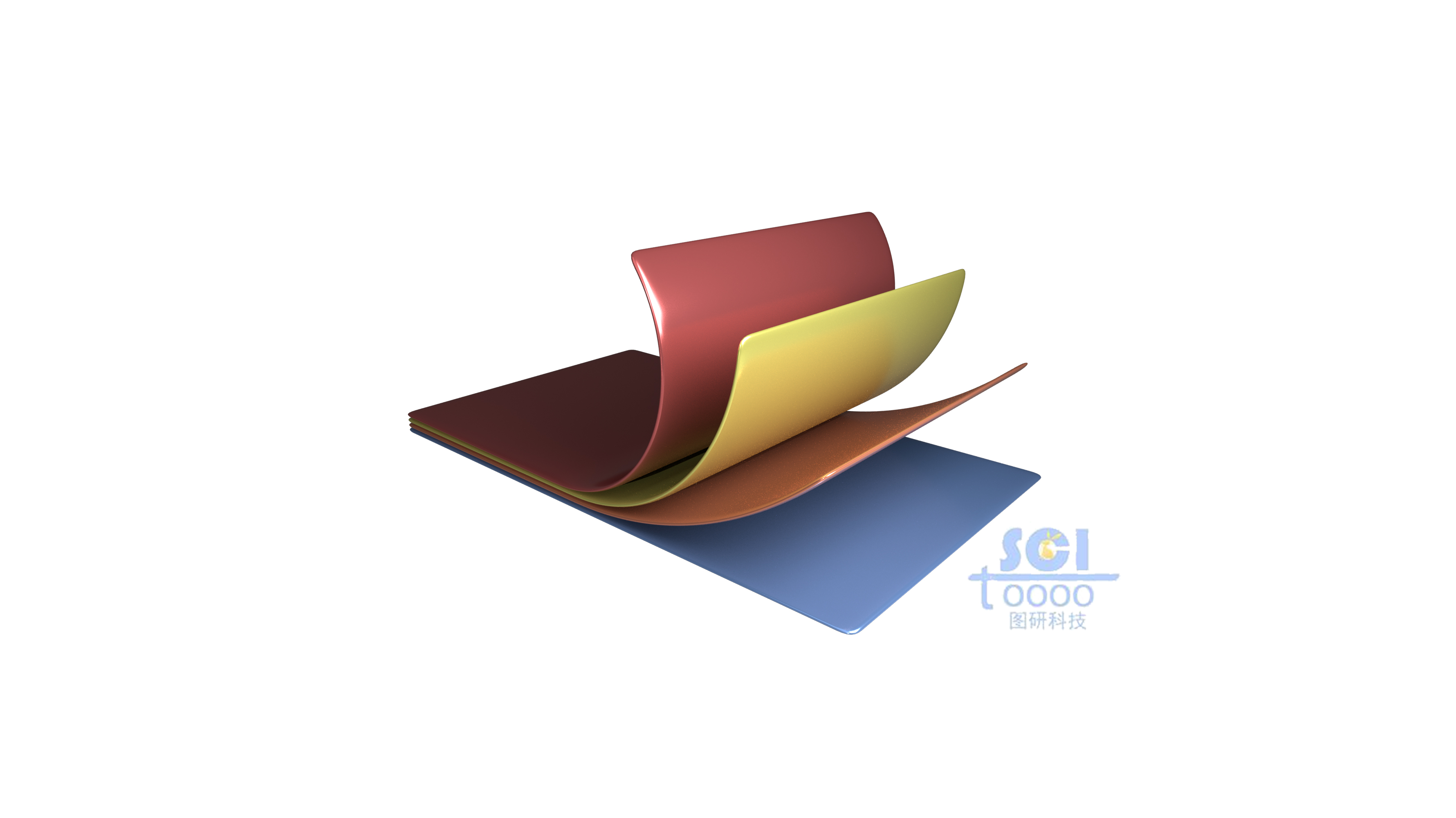 尾端相連逐漸分離開的膜結構