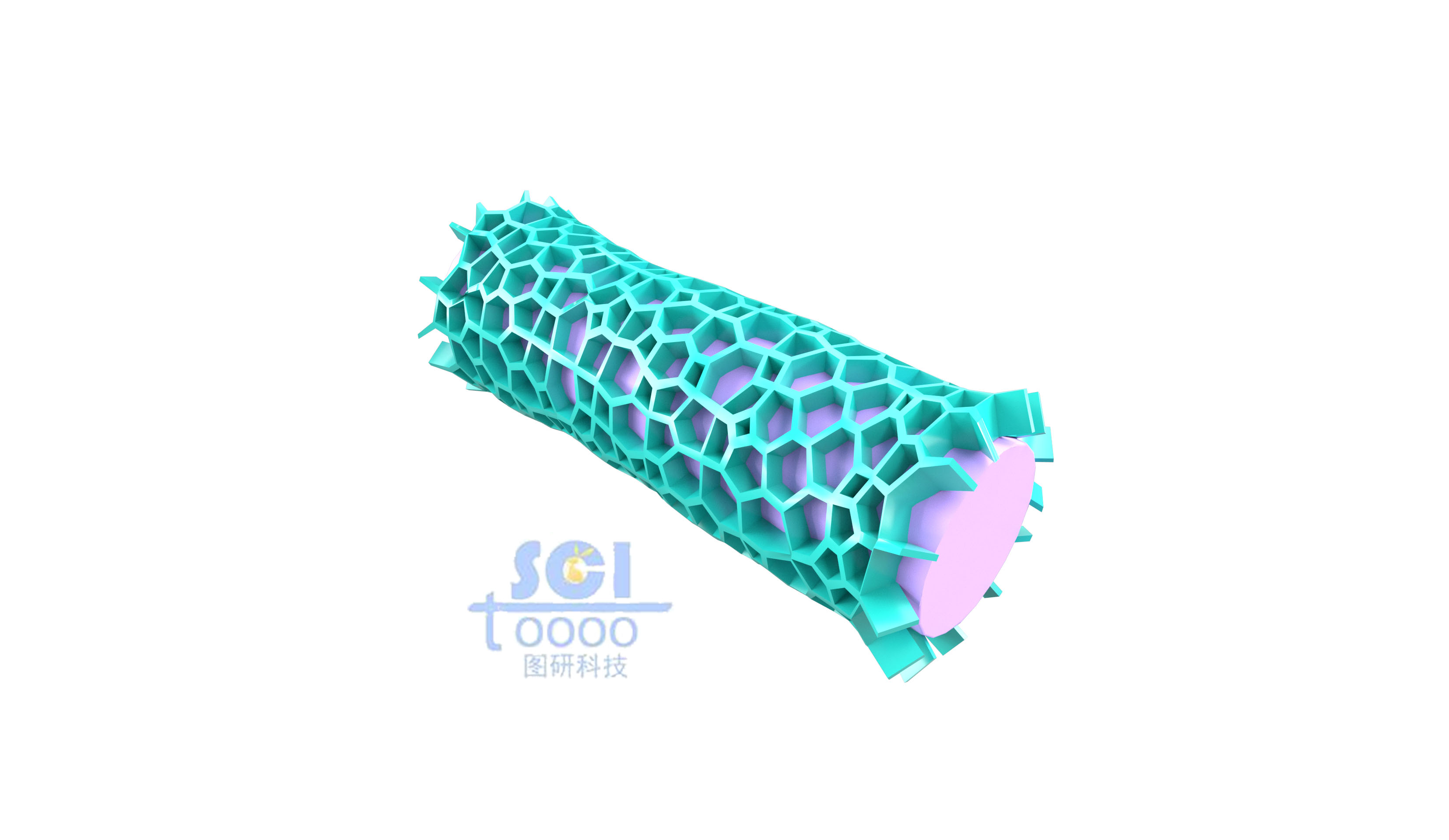 Pt納米顆粒復合多孔管