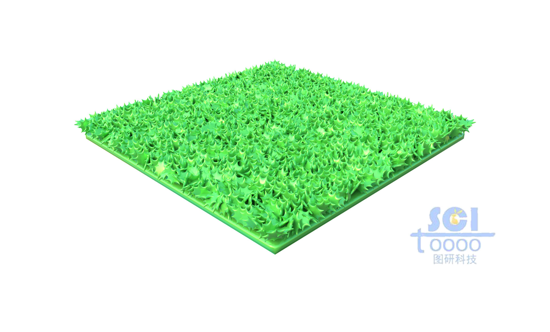 生長(zhǎng)的納米片