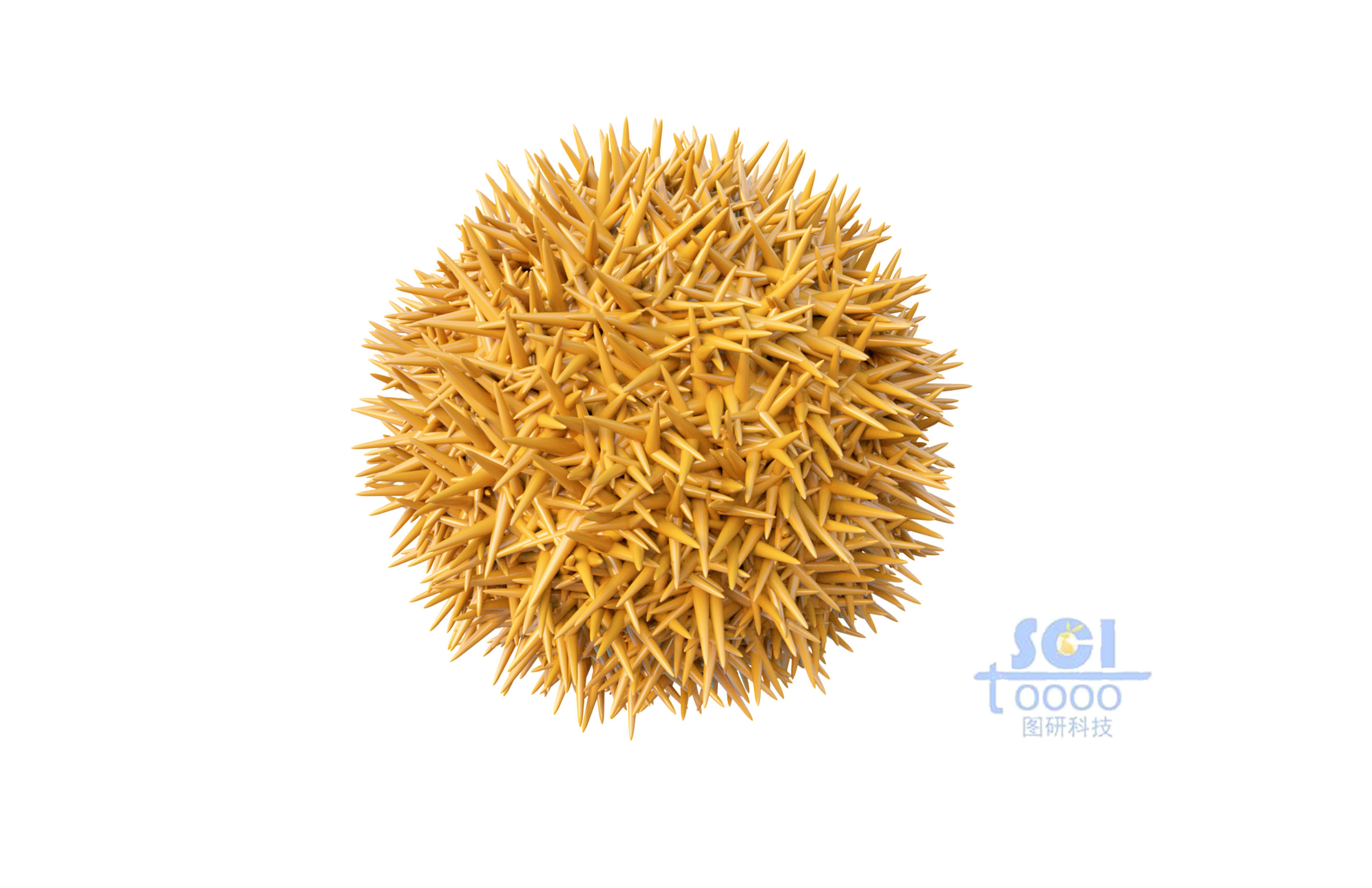 針葉狀團(tuán)簇的納米顆粒