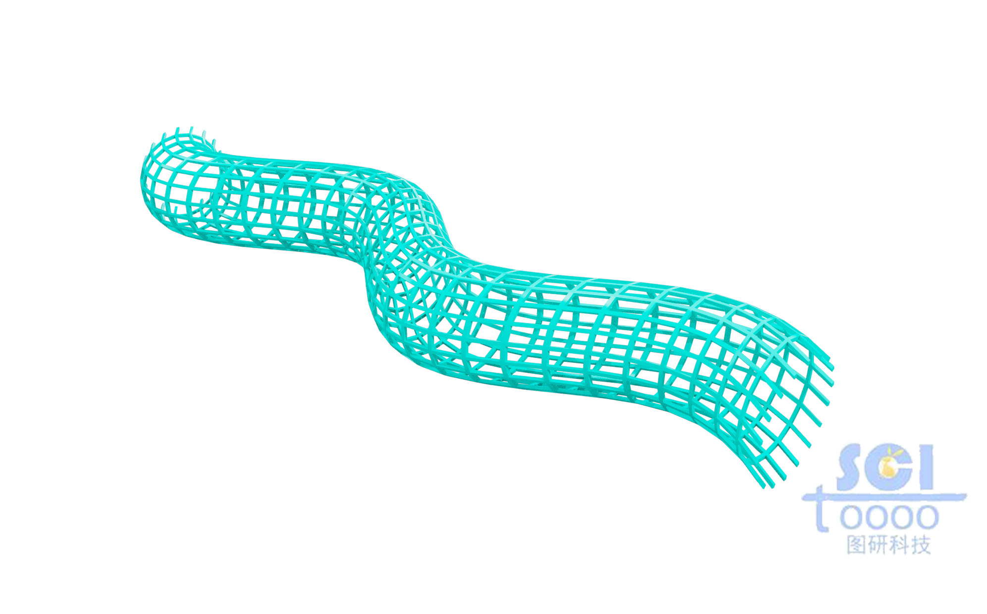 網(wǎng)格狀纖維結(jié)構(gòu)