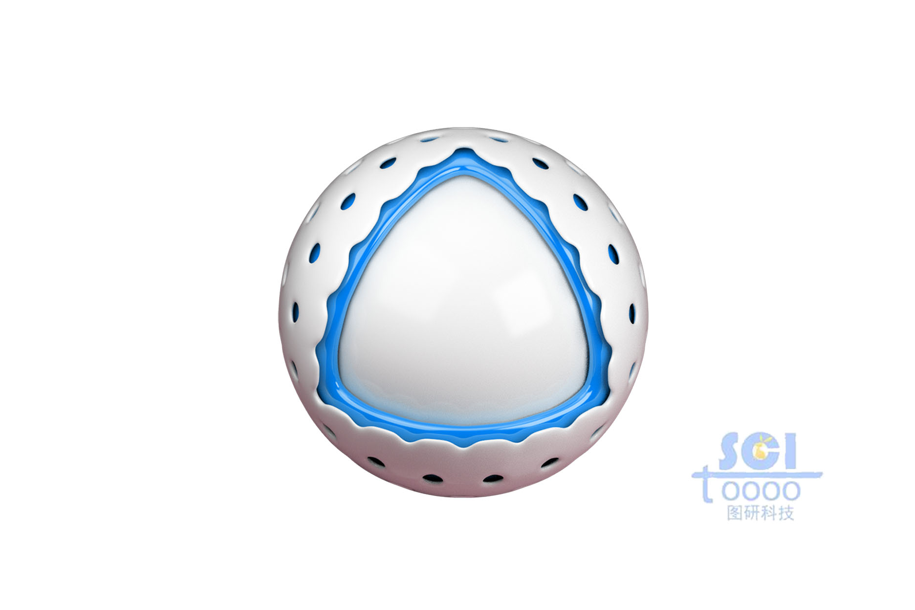 多層多孔納米球