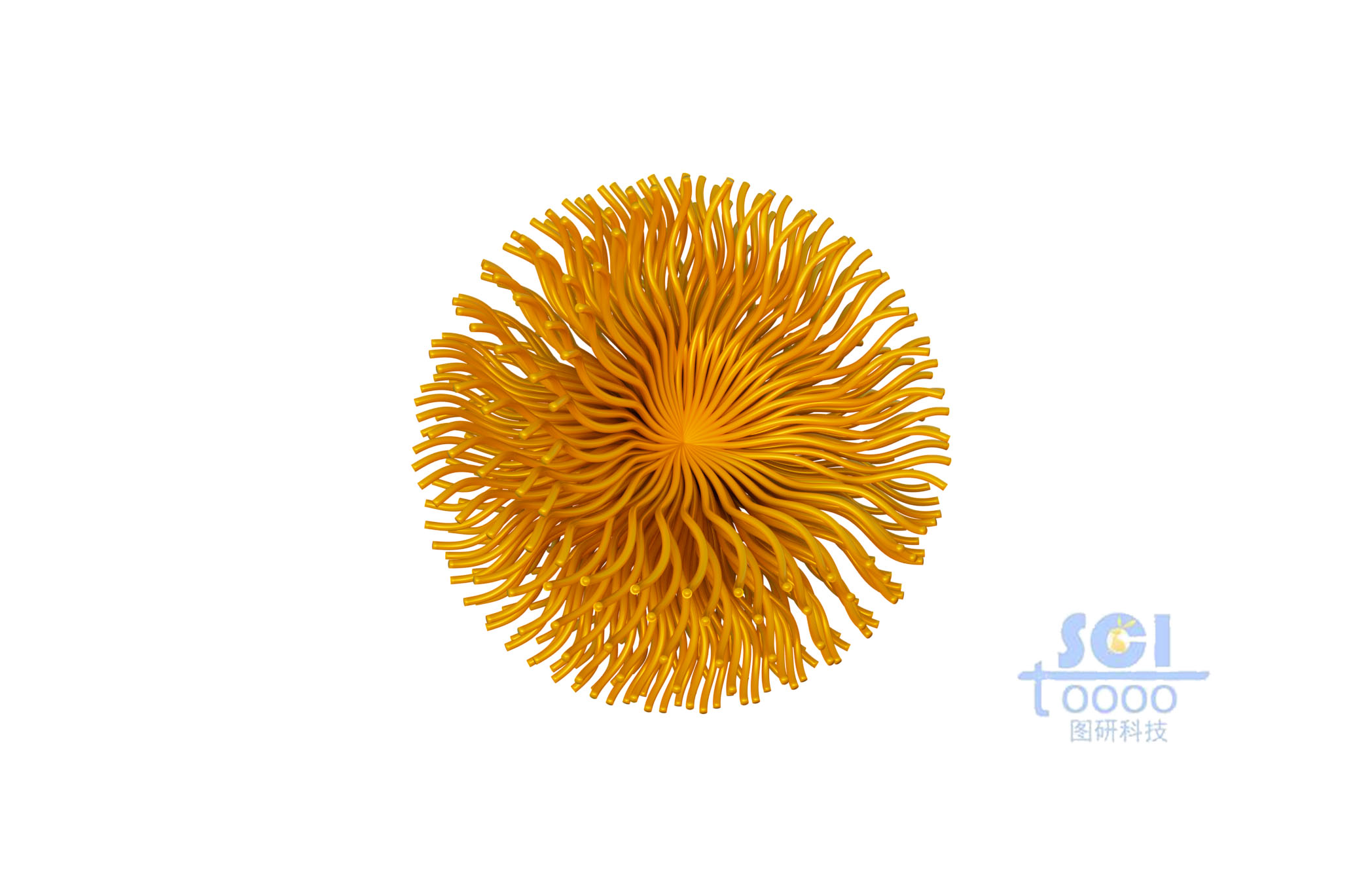 高分子鏈段向心聚合形成的納米藥物球