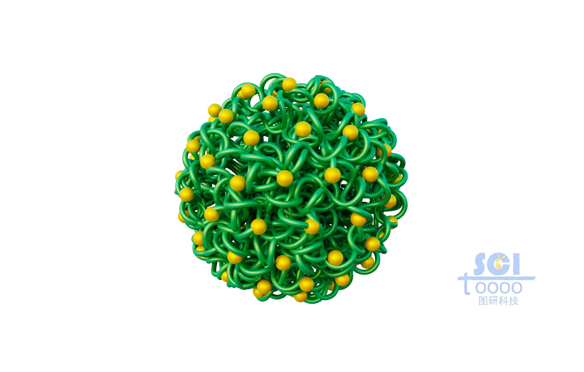 負(fù)載原子的納米球