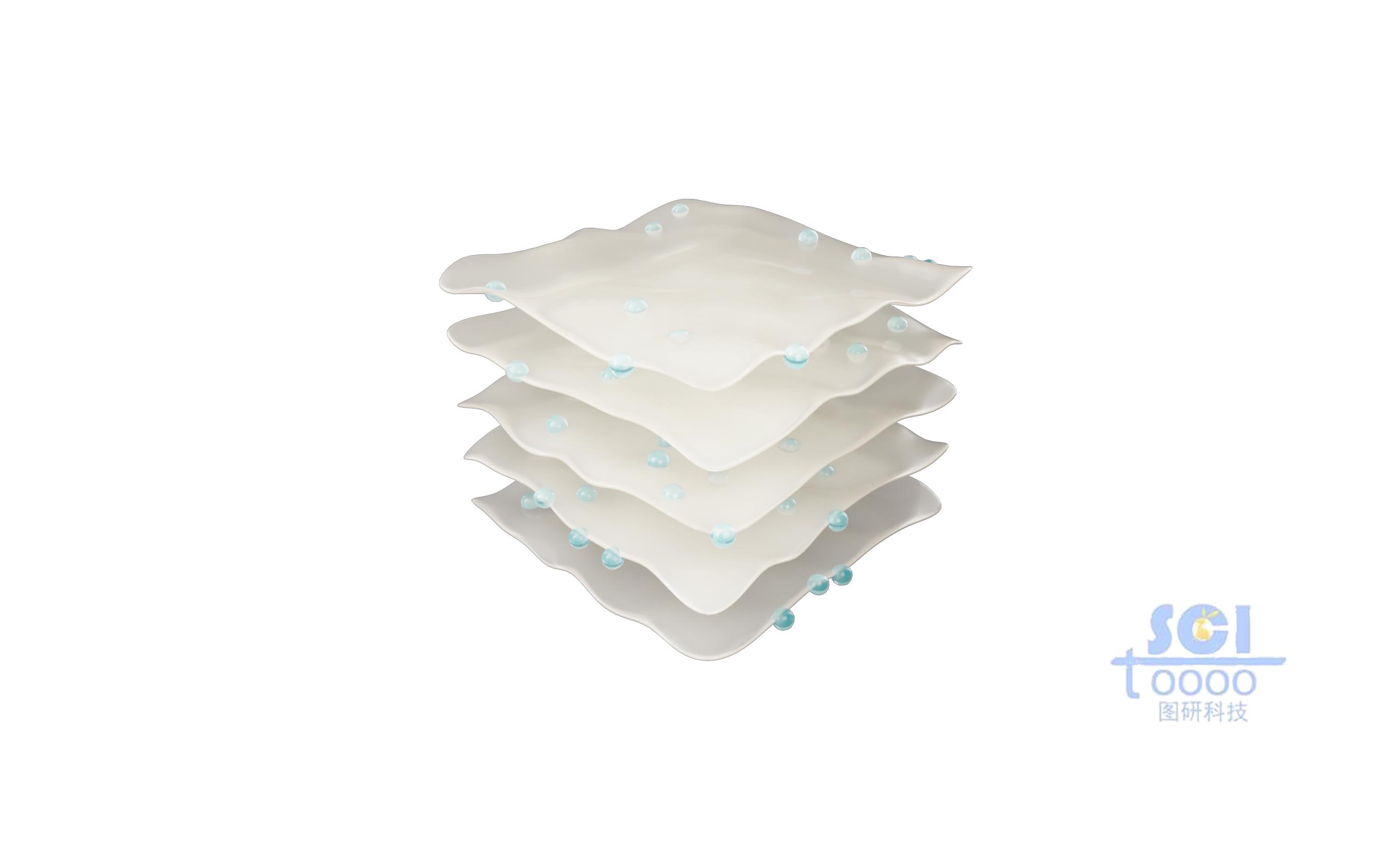 負(fù)載顆粒的柔性膜