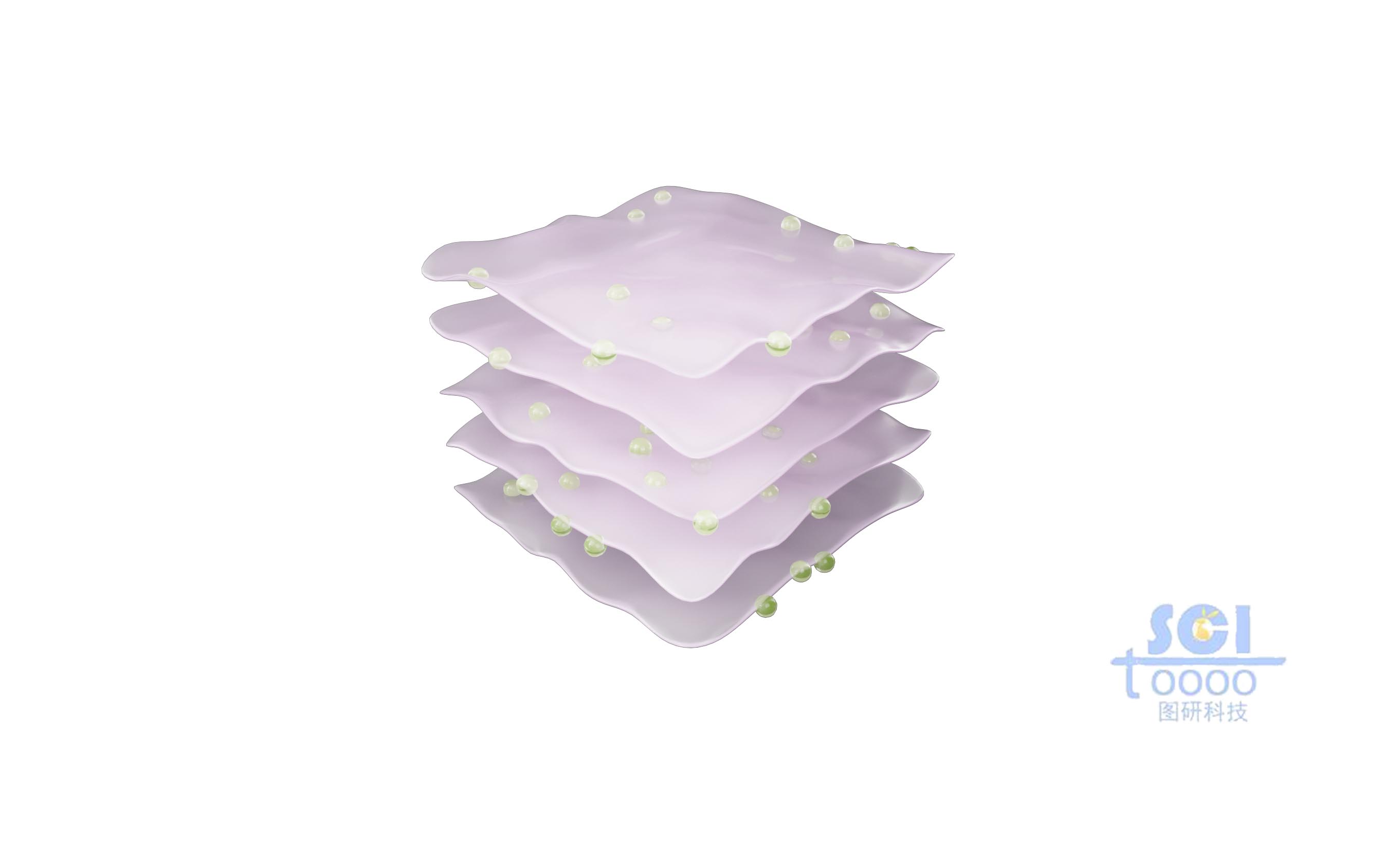 負(fù)載顆粒的柔性膜