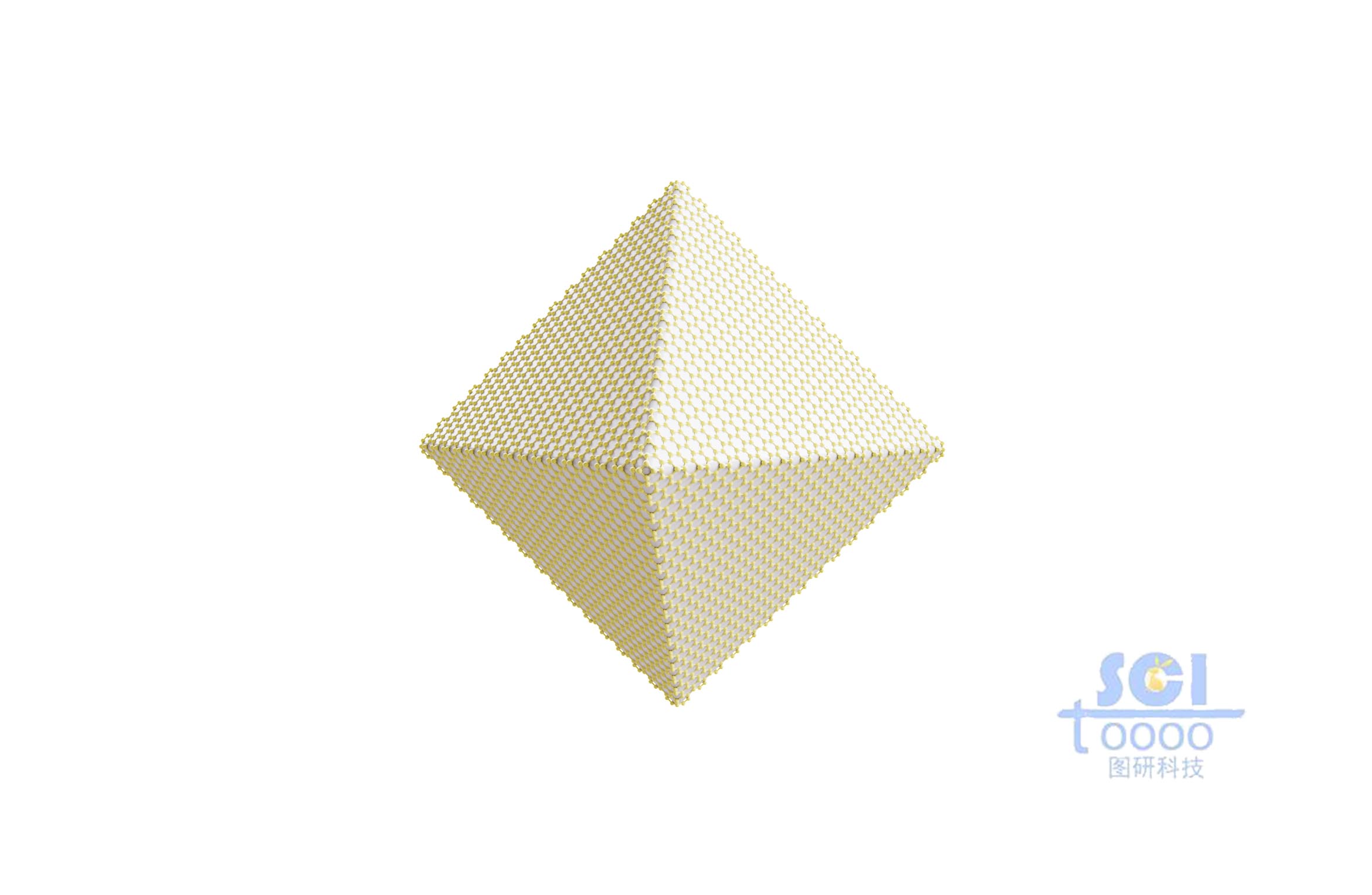 石墨烯包裹的八面體