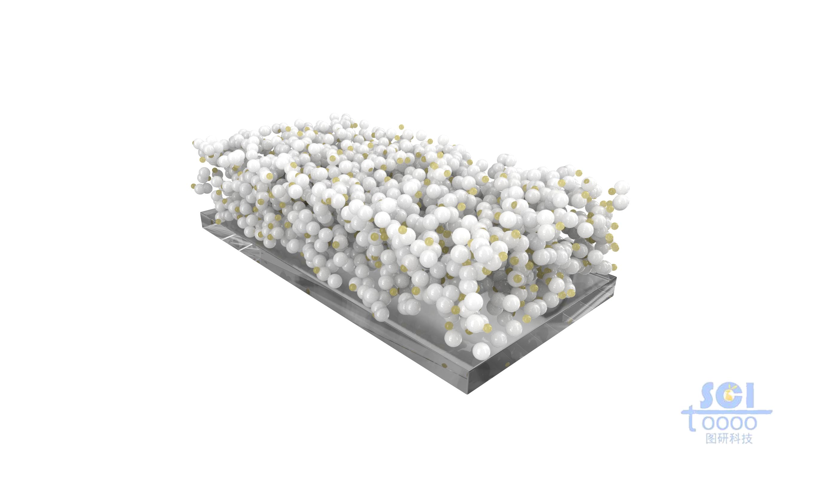 兩種納米球構(gòu)成的納米結(jié)構(gòu)