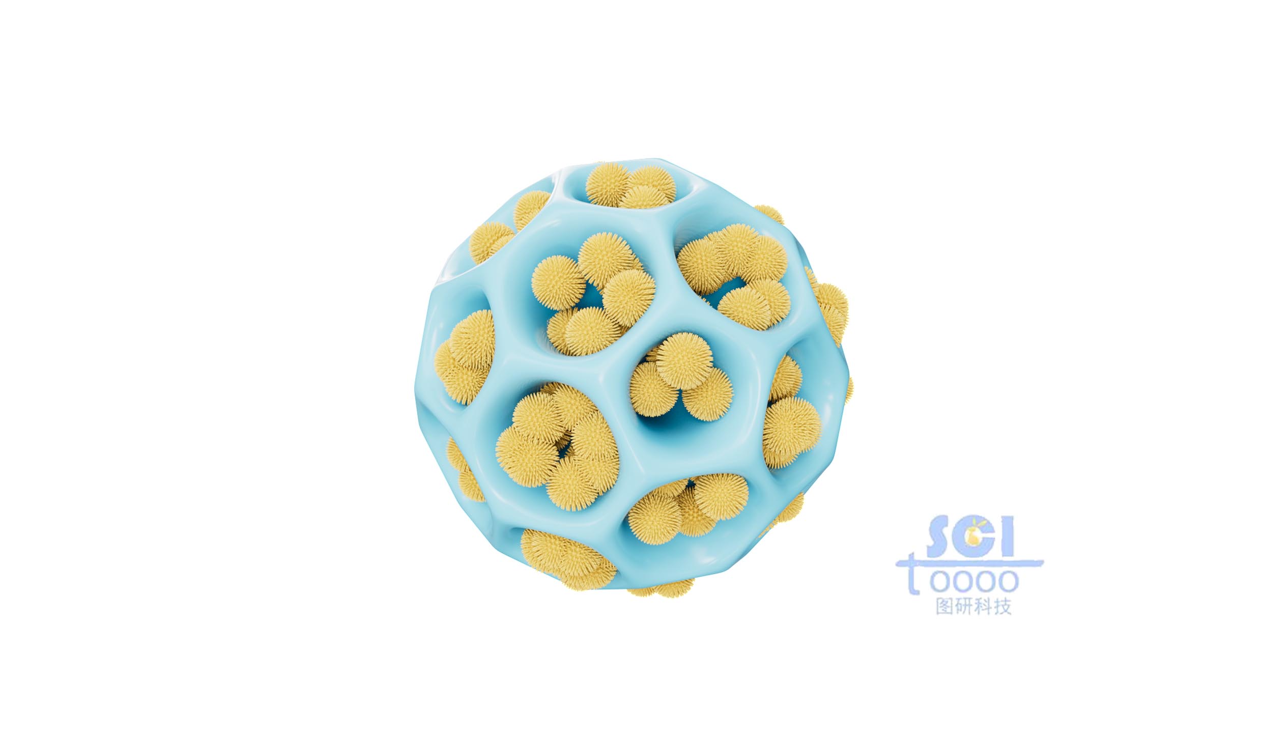 納米粒子分布介孔球