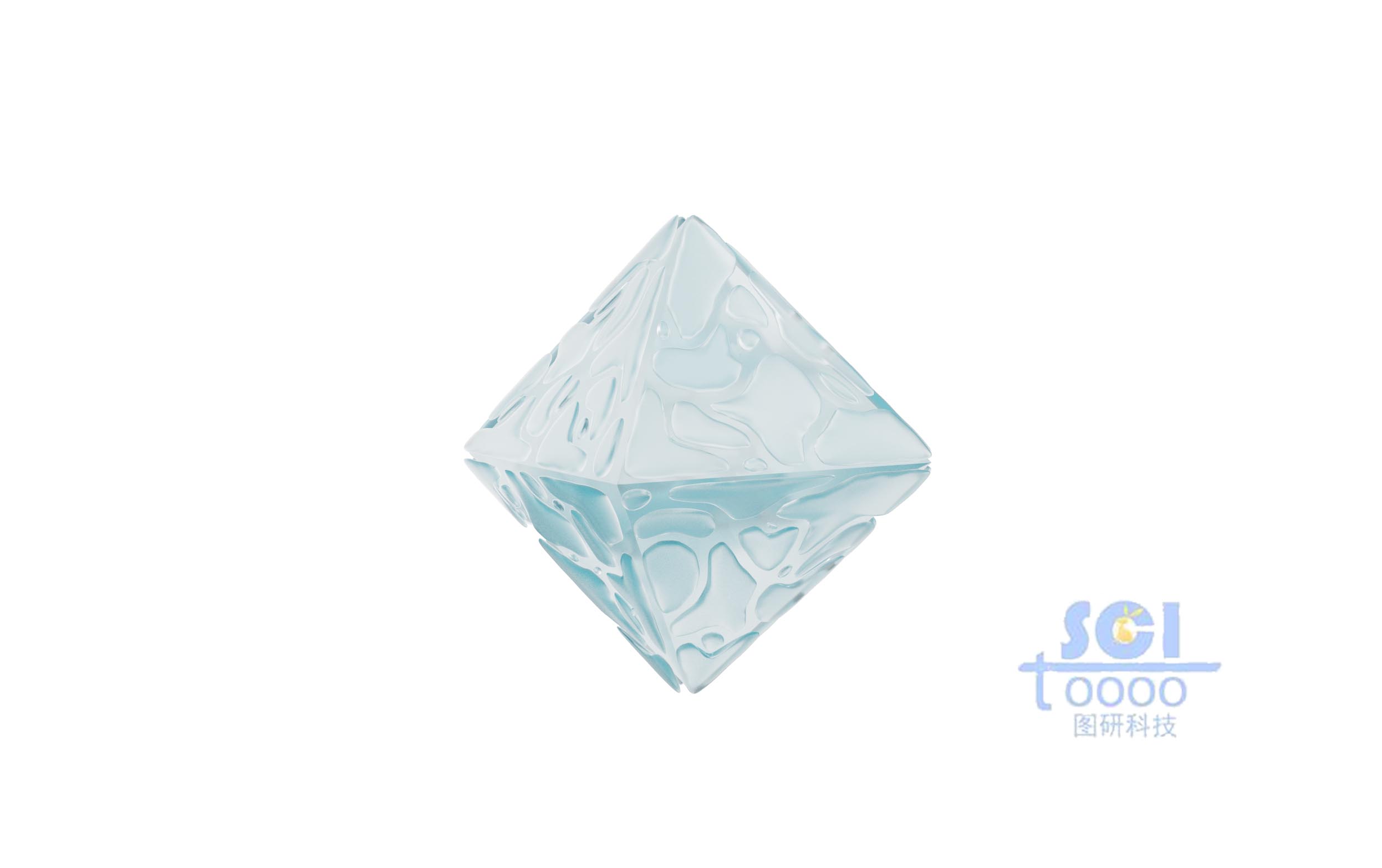 表面凹凸不平的八面體結(jié)構(gòu)