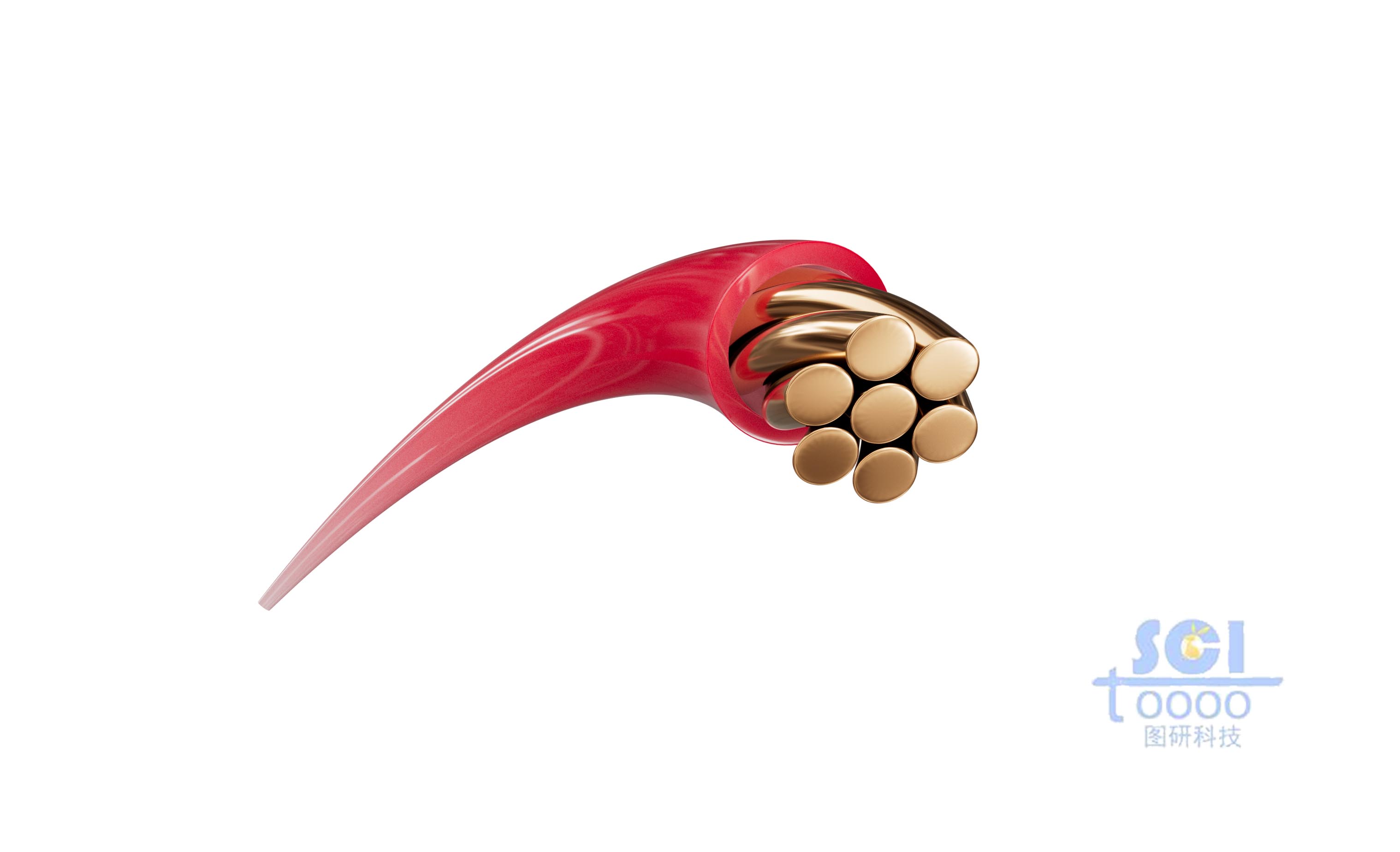 管道包裹的螺旋線