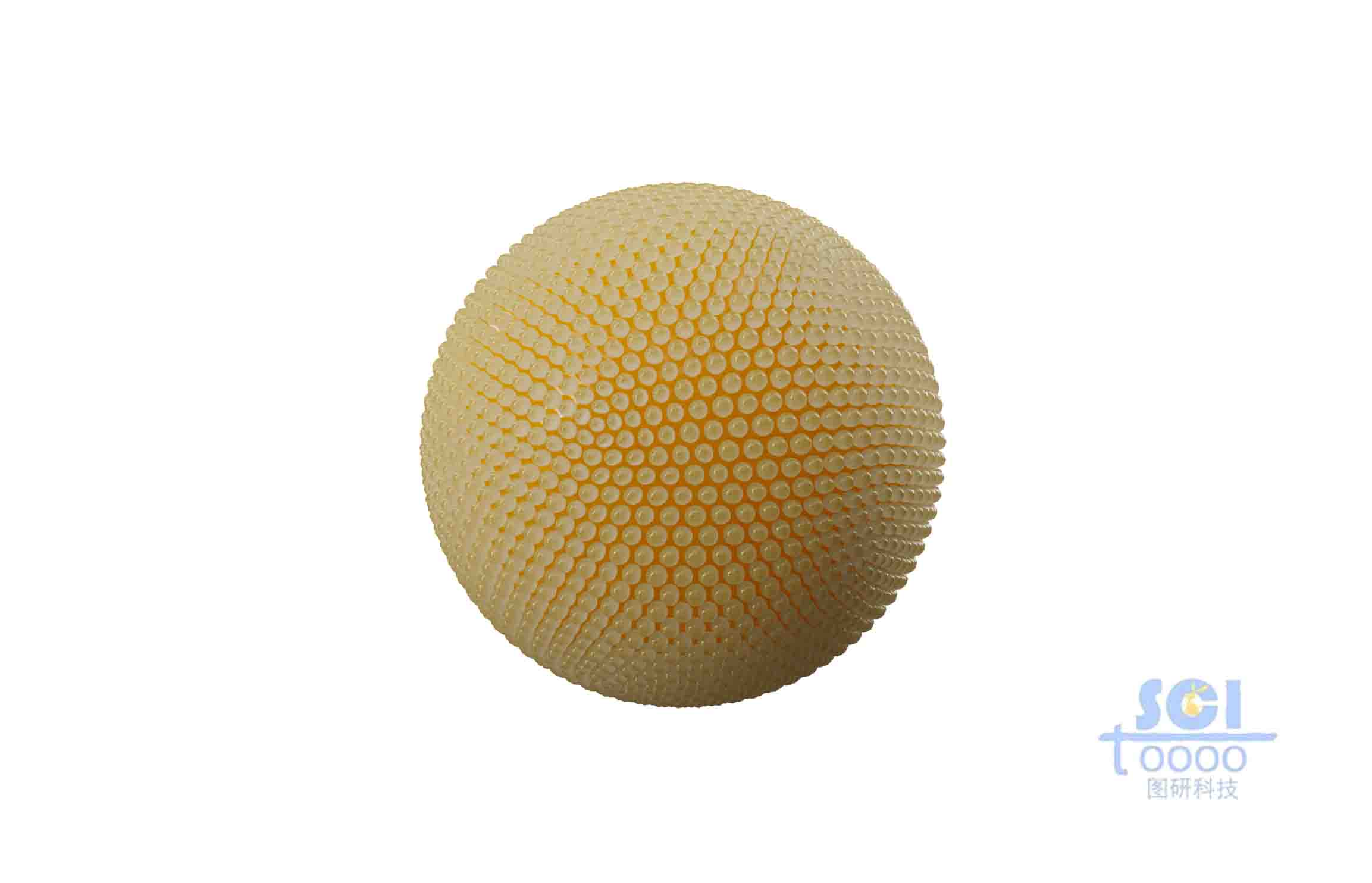 分布納米顆粒的納米球