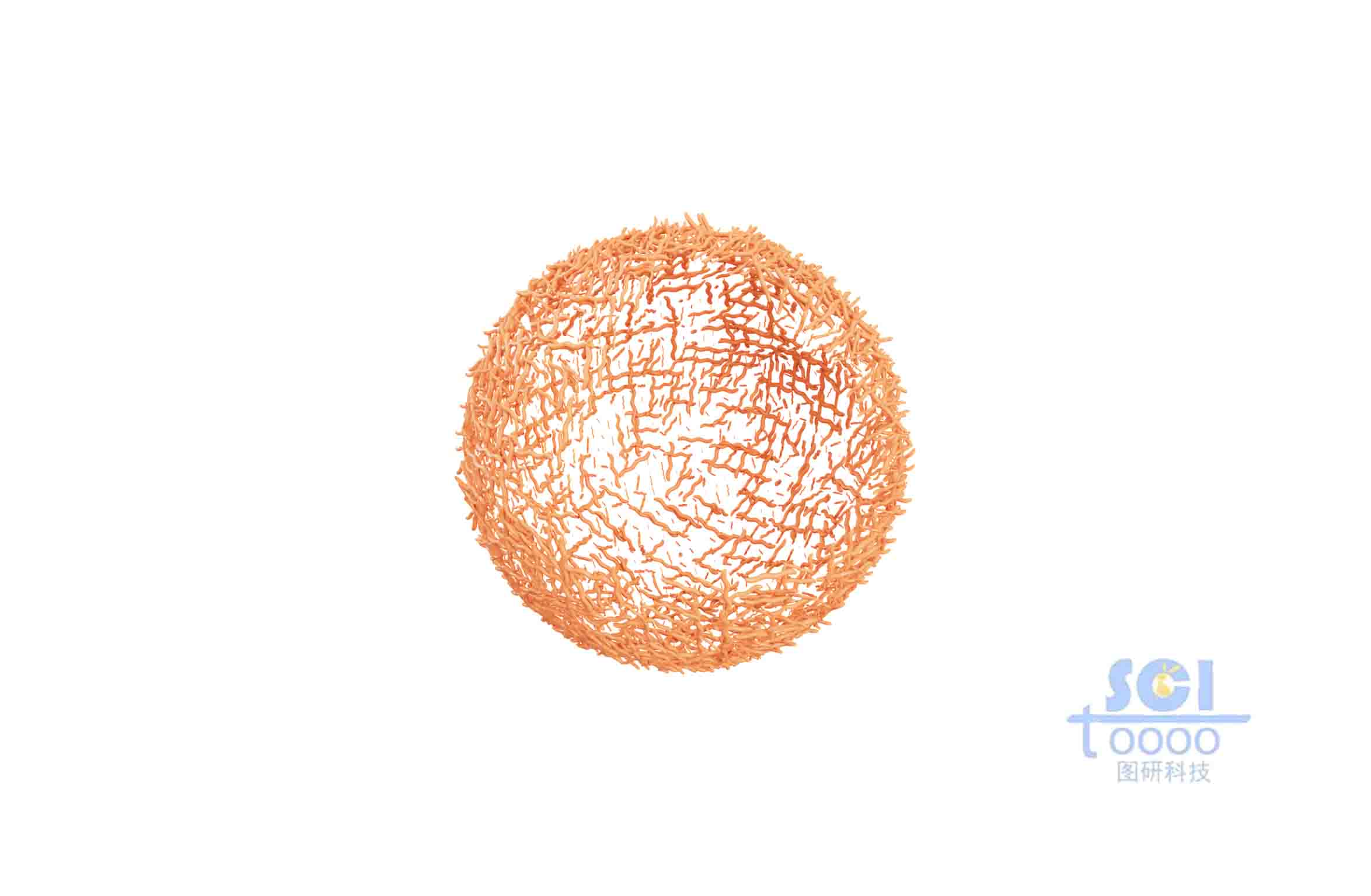 高分子鏈段交聯(lián)形成的空心球殼