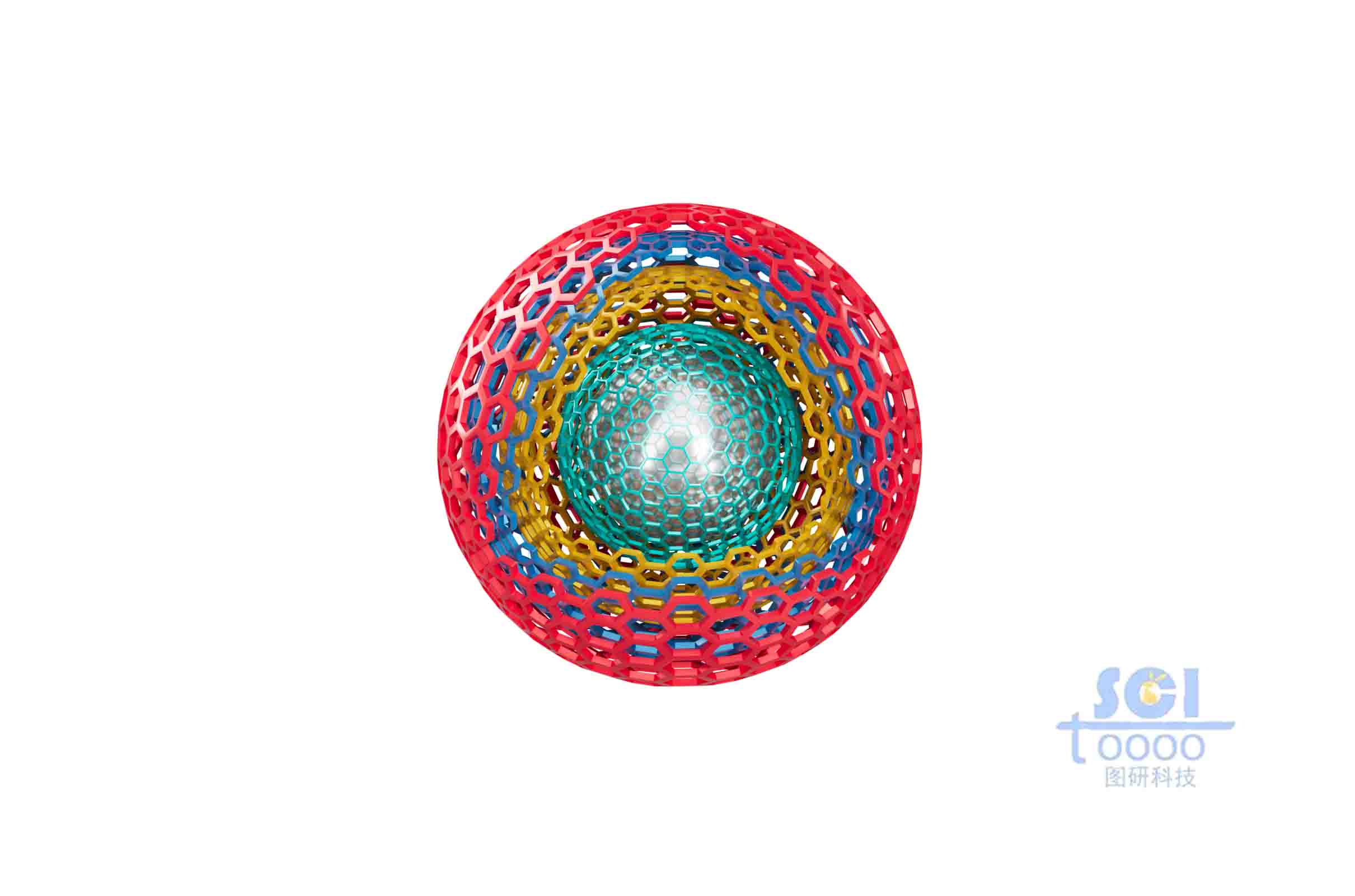 多層石墨烯包覆的納米顆粒