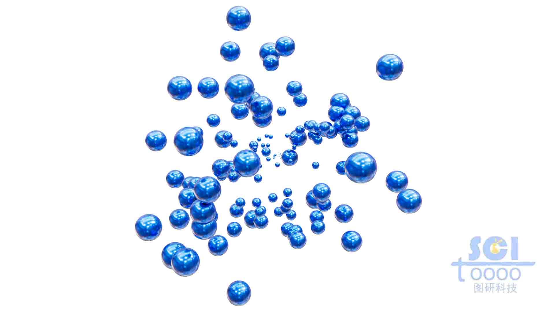 不規(guī)則分布的小球