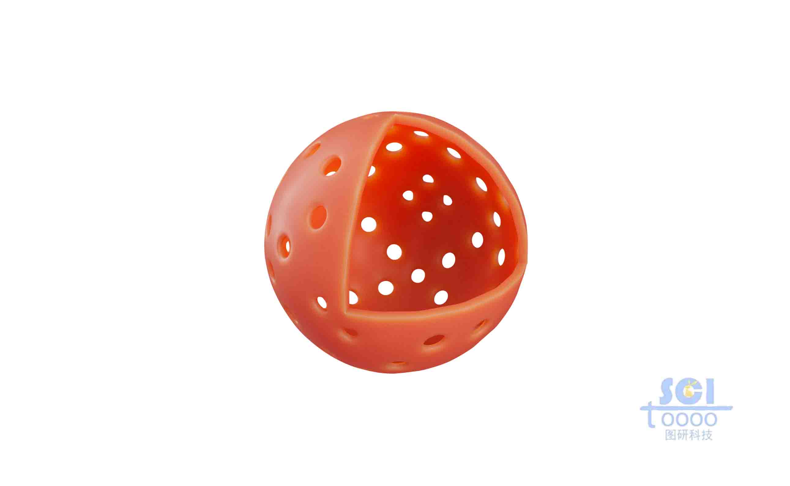 表面分布不均勻介孔的空心介孔球