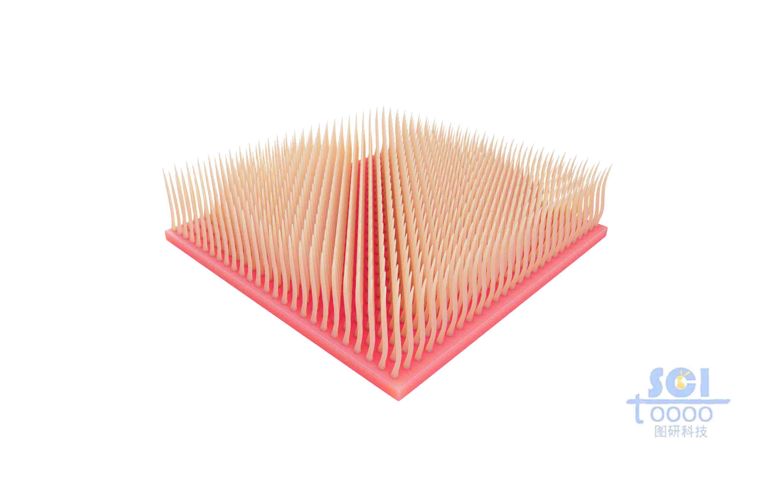 彎曲生長的納米線