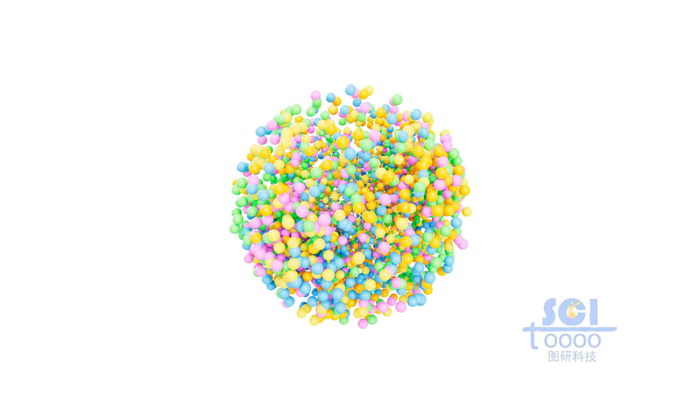 不同納米顆粒構(gòu)成的納米球