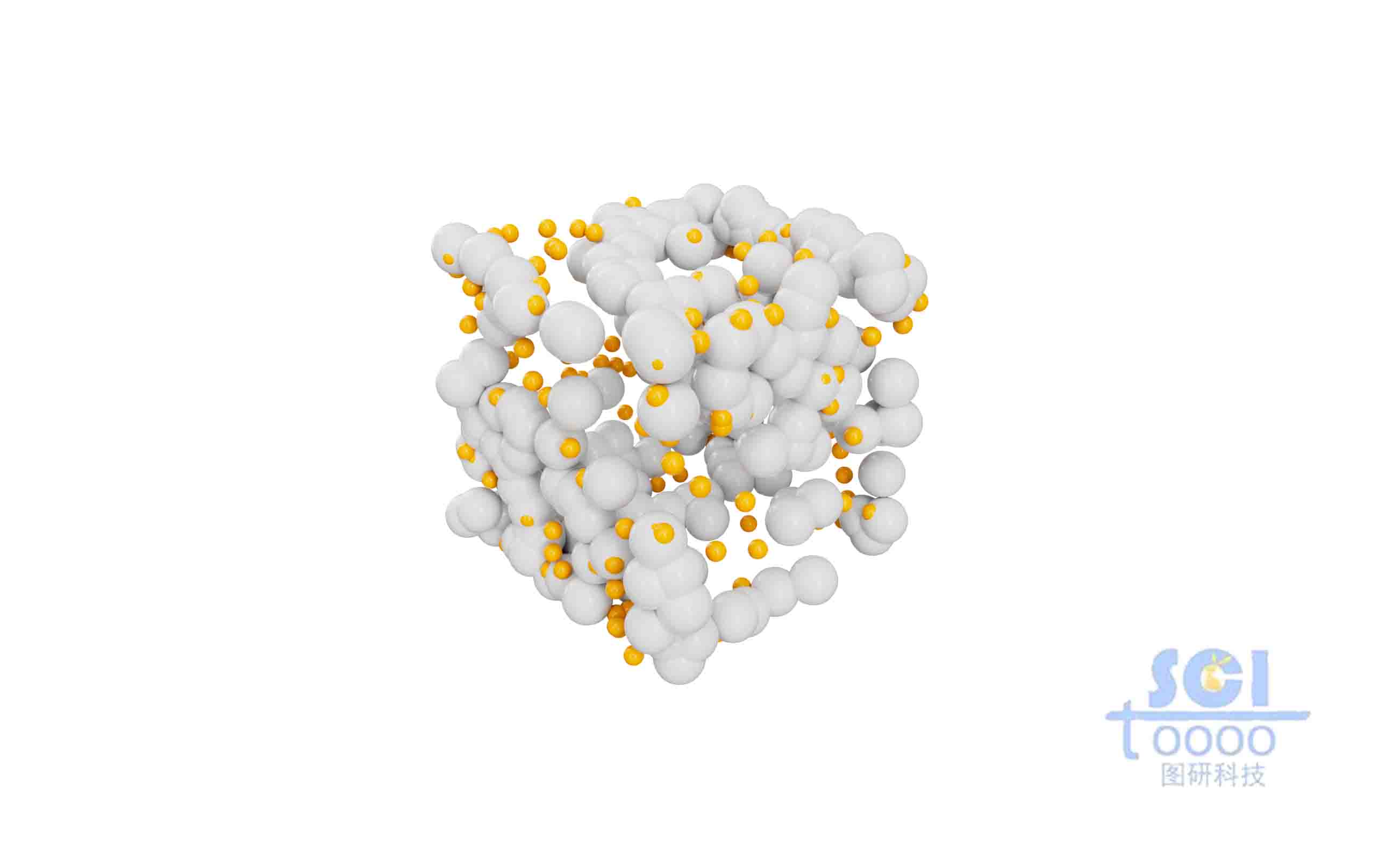 兩種大小不一的納米球構(gòu)成的納米結(jié)構(gòu)