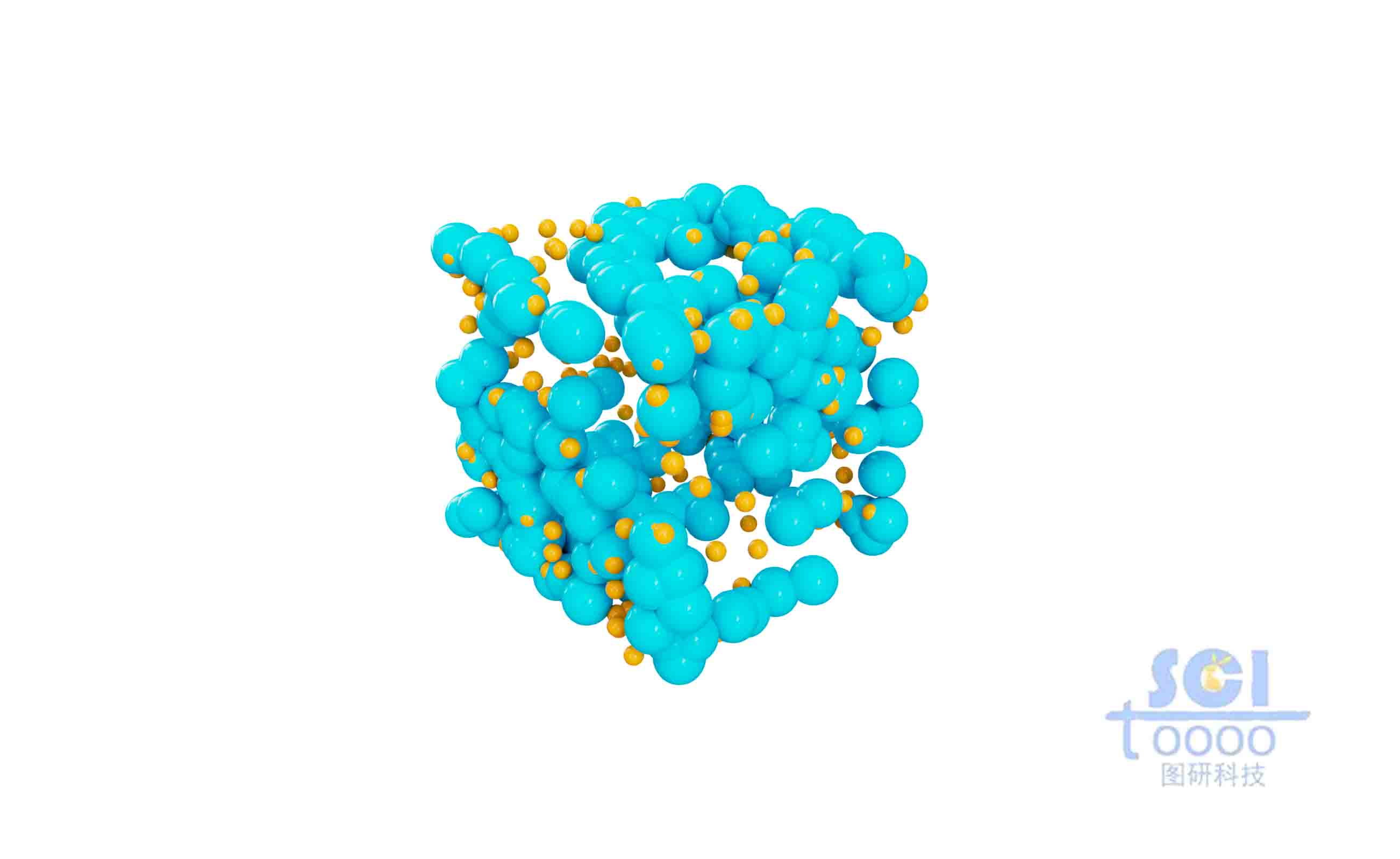 兩種大小不一的納米球構(gòu)成的納米結(jié)構(gòu)
