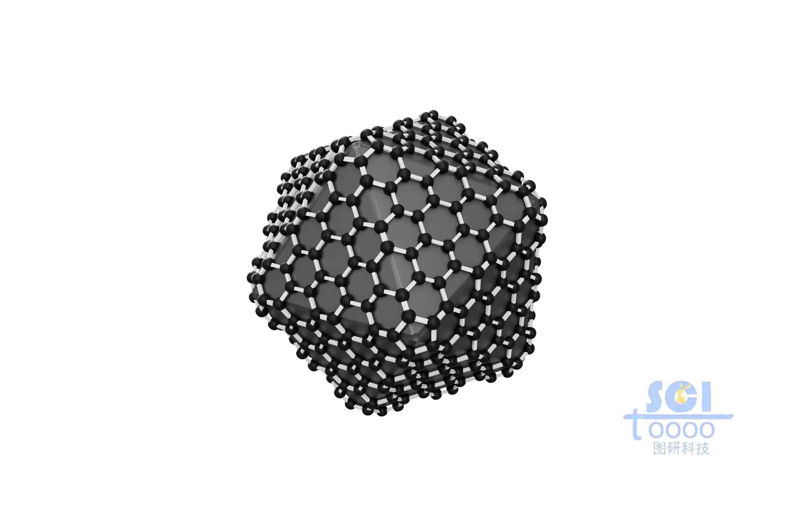 石墨烯包裹的多面體