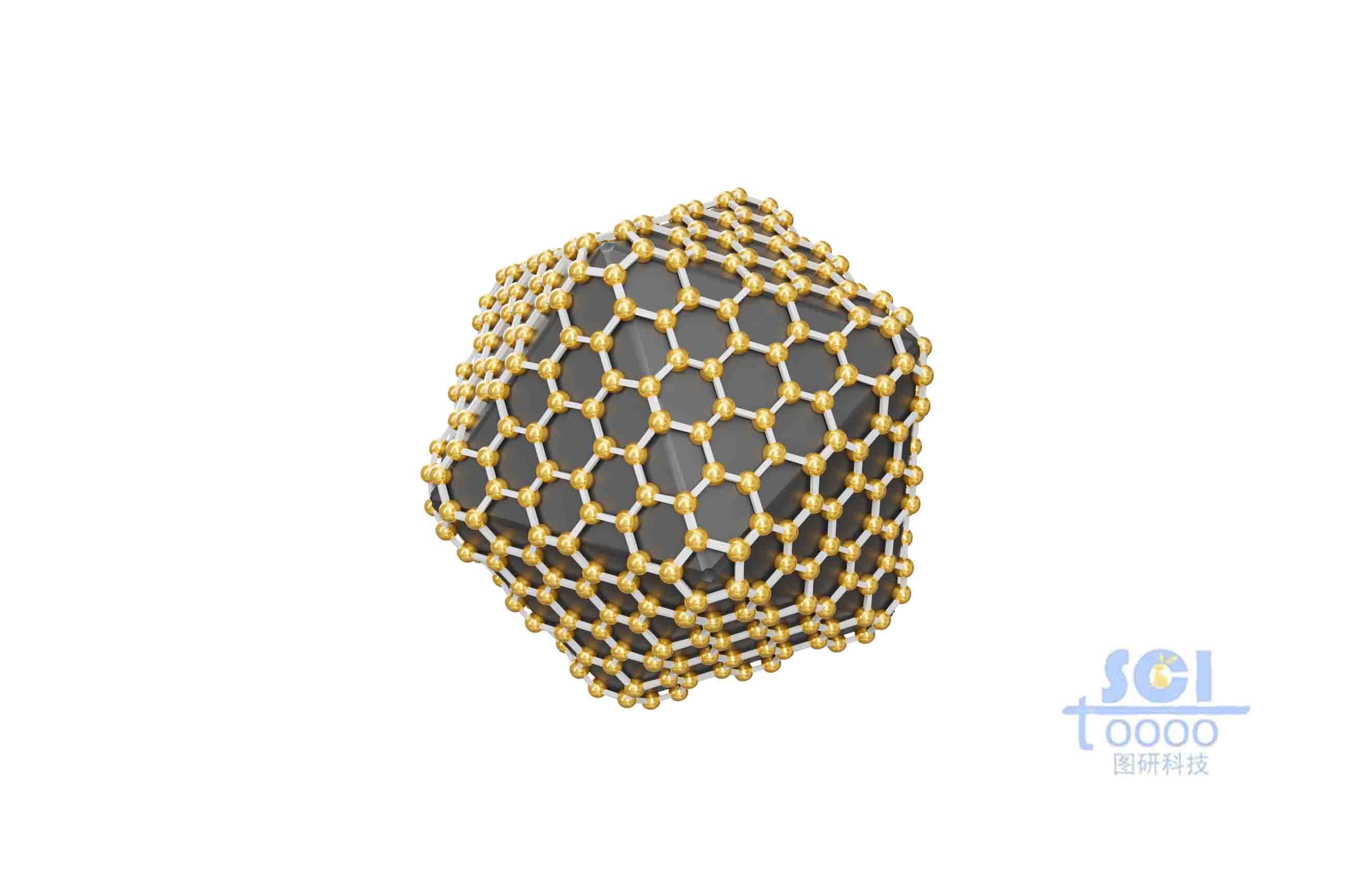 石墨烯包裹的多面體