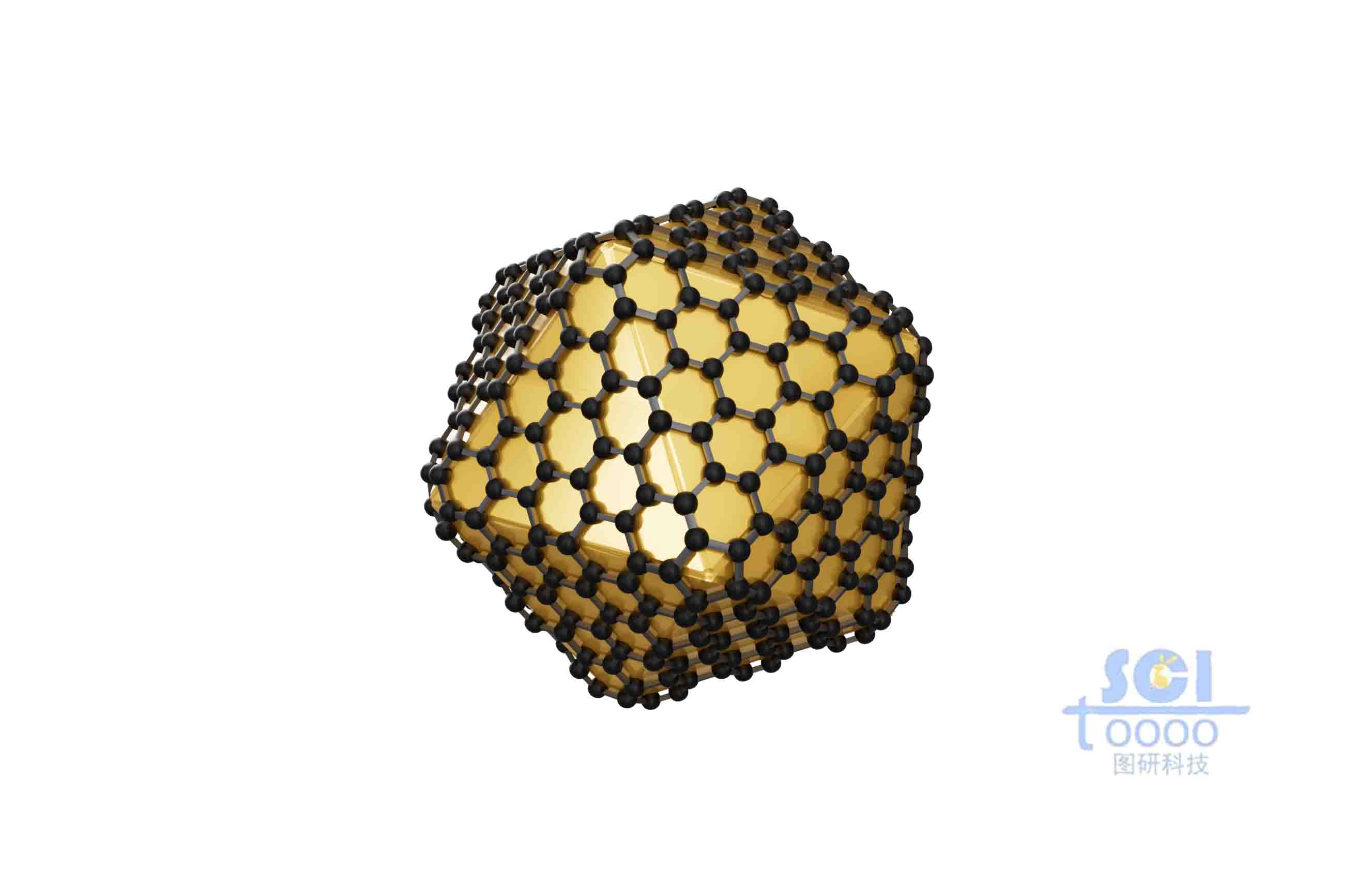 石墨烯包裹的多面體