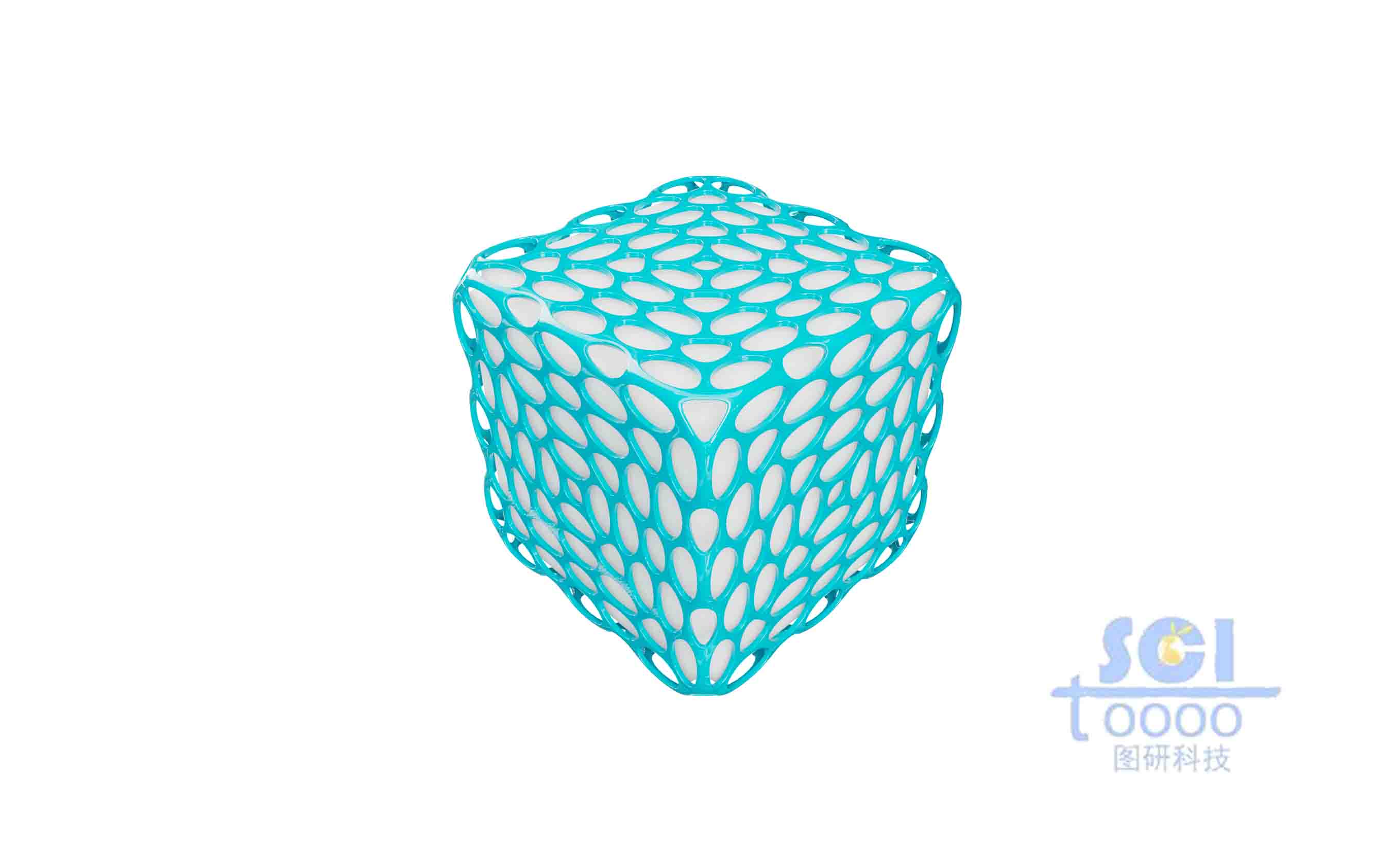 鏤空包裹的立方體