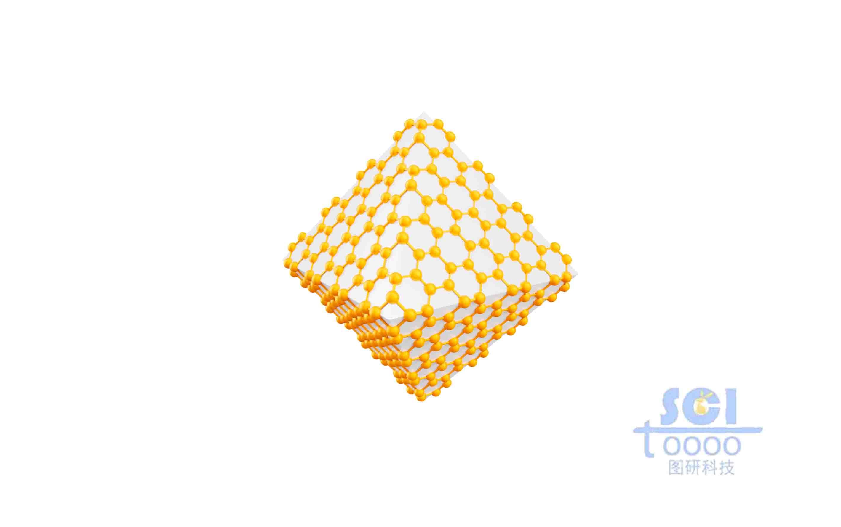 石墨烯包裹的八面體