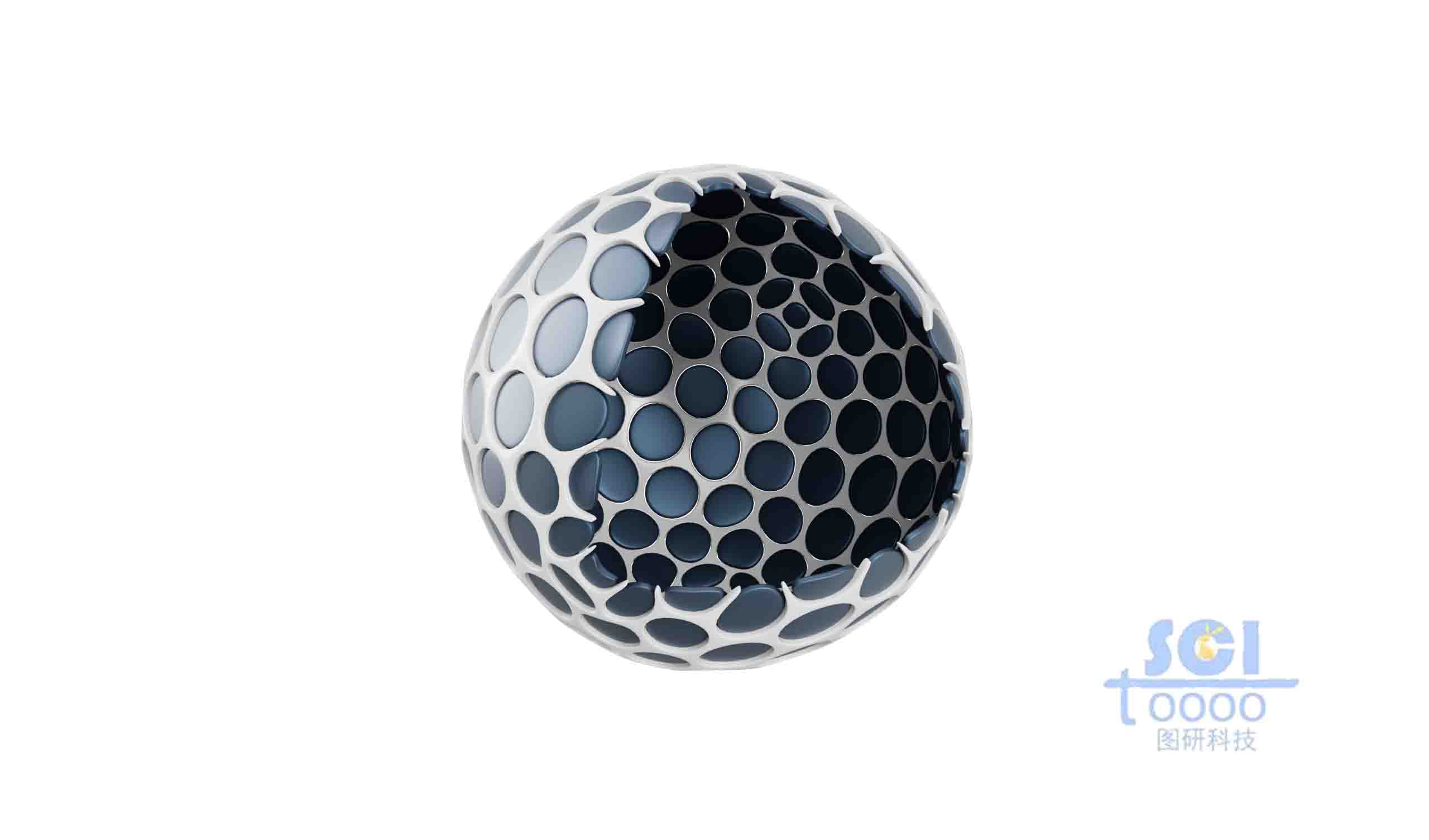 八分之一切面的納米球