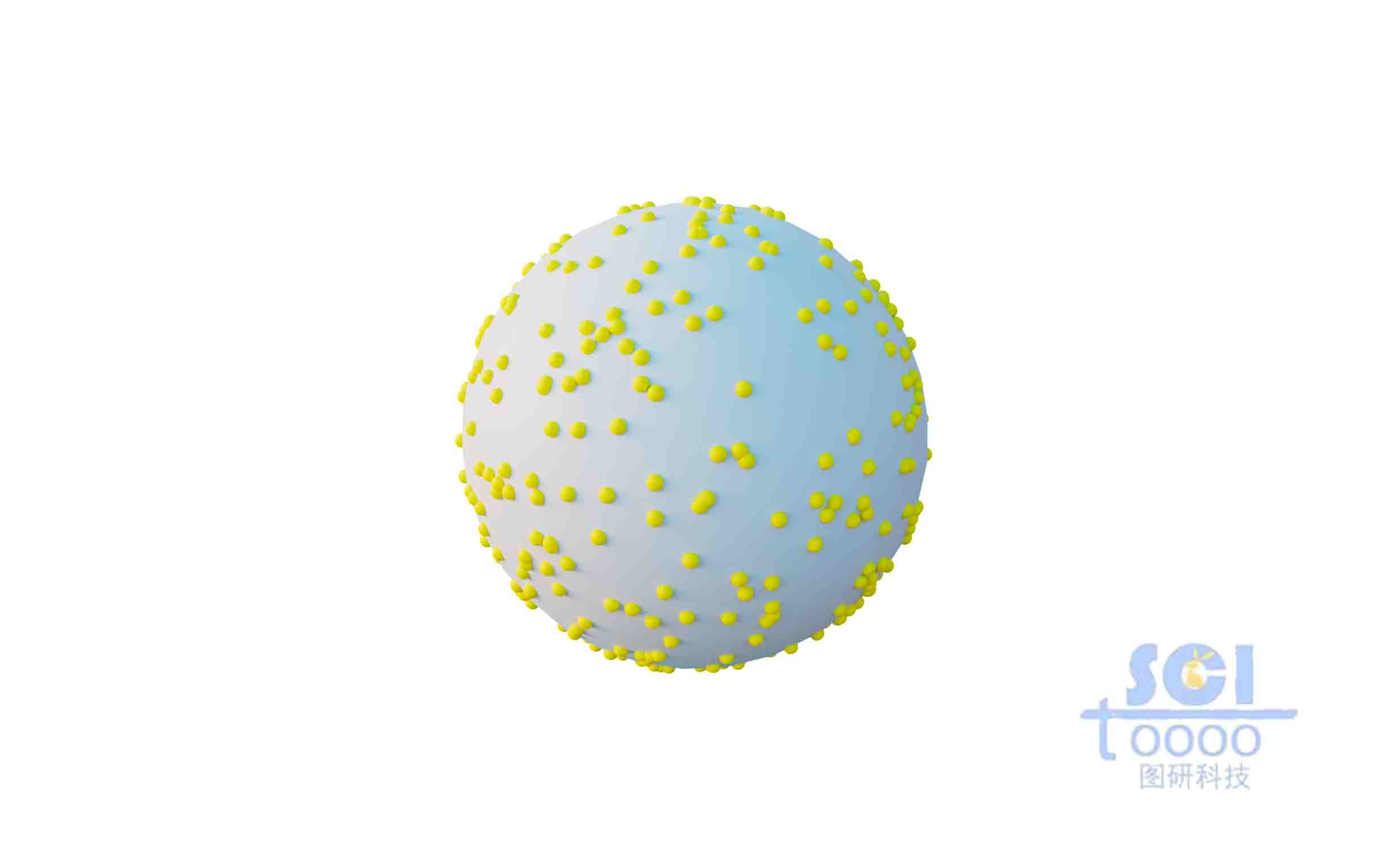 表面分布不規(guī)則納米顆粒的納米球