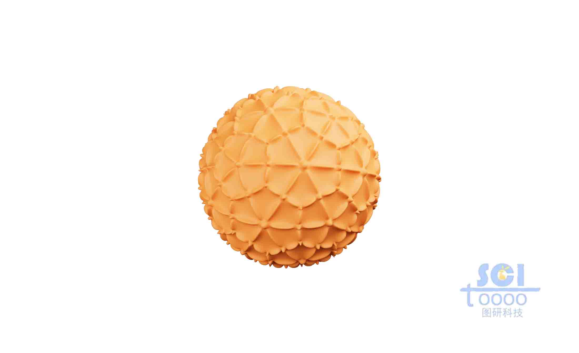 表面規(guī)律且凹凸不平的納米球