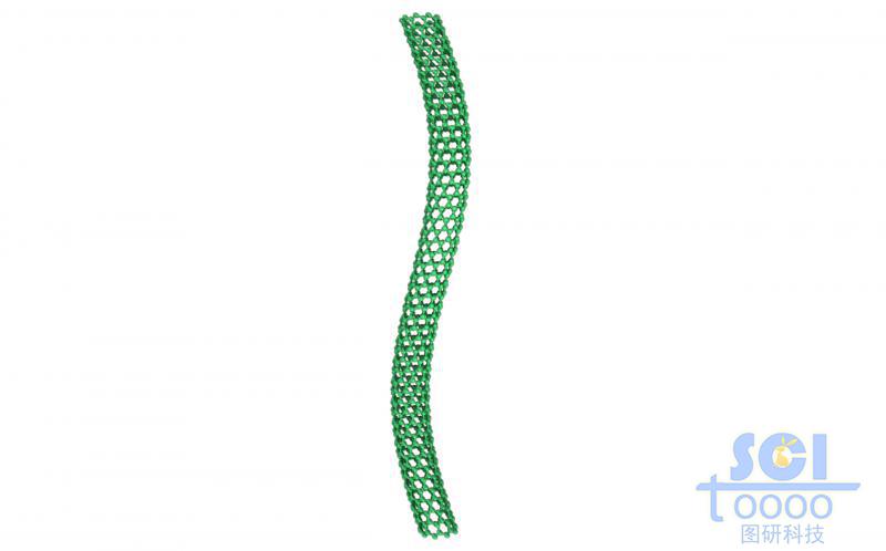 彎曲的碳納米管