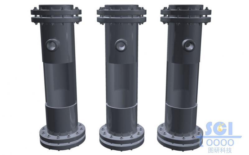 帶切面的反應(yīng)釜