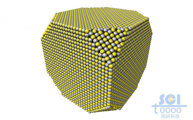 FeS2納微米晶體材料構(gòu)成的削角立方體結(jié)構(gòu)