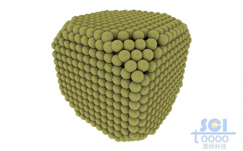 FeS2納微米晶體材料構(gòu)成的削角立方體結(jié)構(gòu)