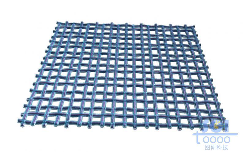 交錯(cuò)編制的銅（金屬）網(wǎng)