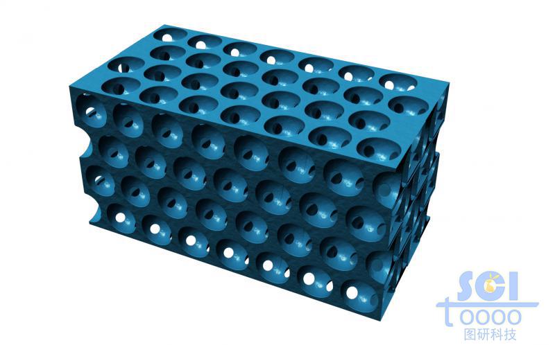 規(guī)整的多孔海綿結(jié)構(gòu)