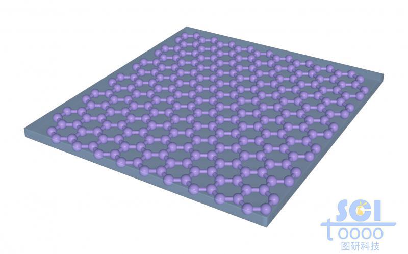 透明層中的石墨烯片