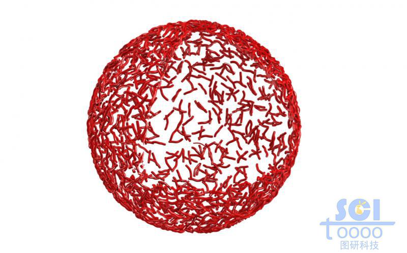 高分子鏈段交聯(lián)形成的空心球殼