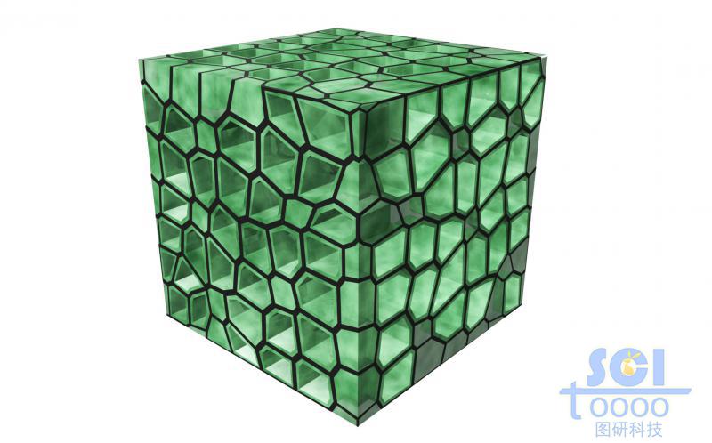 蜂巢狀的多孔晶體復(fù)合材料