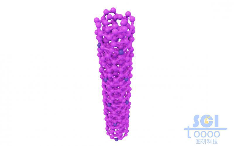 表層帶缺陷的雙層碳管