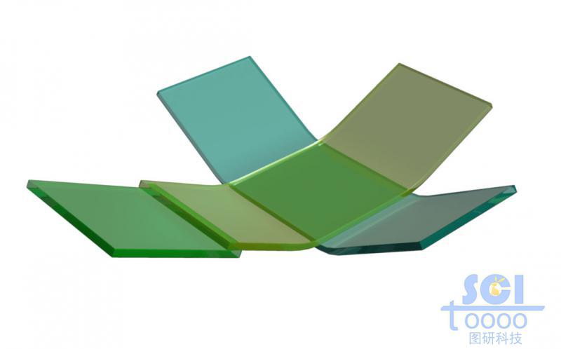 展開的六面體晶體結(jié)構(gòu)