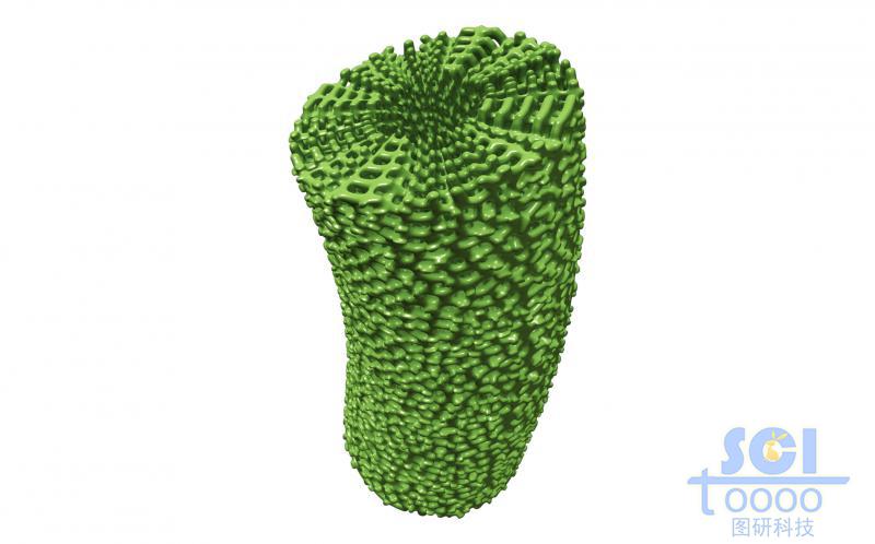 管狀的微米結(jié)構(gòu)及墨烯無縫連接而成的，管壁多孔的管狀微米結(jié)構(gòu)