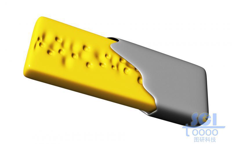 表面包裹無(wú)定型碳的晶體結(jié)構(gòu)模式圖