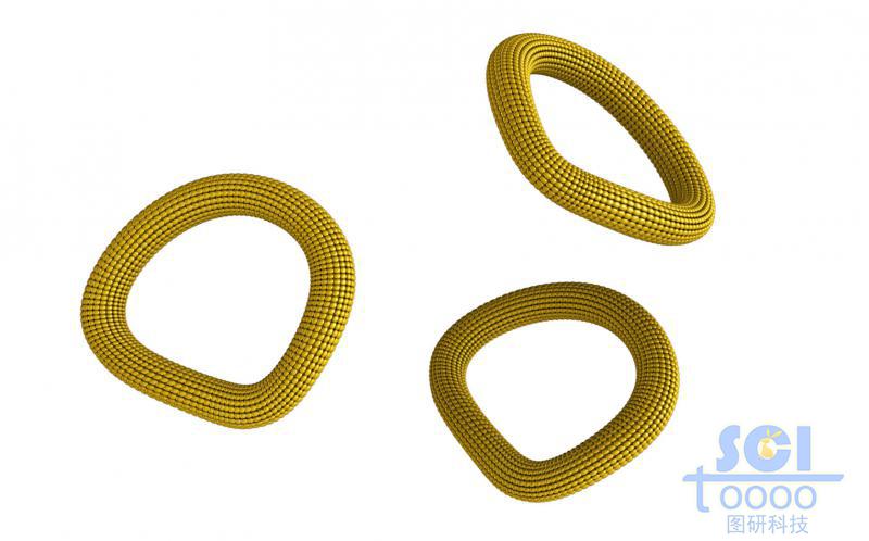 高分子鏈段團(tuán)聚形成的環(huán)狀膠束圈