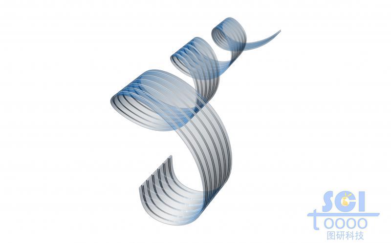 帶透視延伸的透明柔性膜