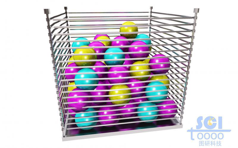 金屬框里的散落原子