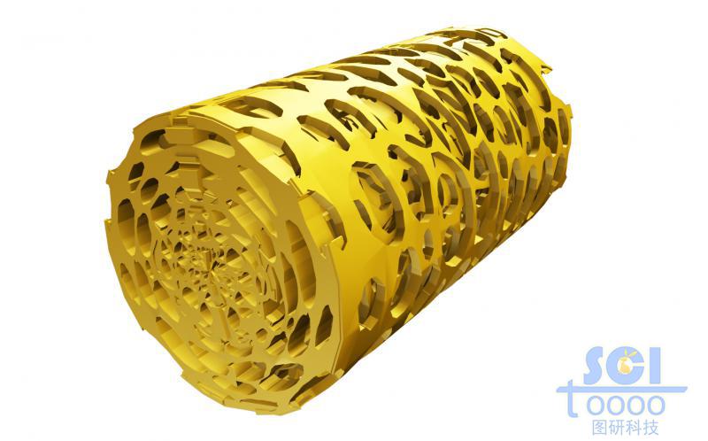 隨機(jī)多孔的泡沫結(jié)構(gòu)/海綿結(jié)構(gòu)