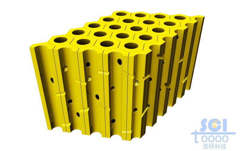 管壁帶微孔的納米孔道陣列